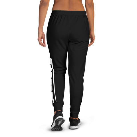Damen Jogginghose in Schwarz für Indoor und Outdoor S/W - JUST4YOU - Fitness Style