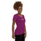 Sport-T-Shirt für Damen Aubergine