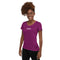 Sport-T-Shirt für Damen Aubergine