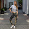 Camo Damen Training Leggings in 3D Look - JUST4YOU - Fitness Style