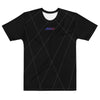 JUST Herren-T-Shirt mit feinen Linien und brillanten Farben - JUST4YOU - Fitness Style