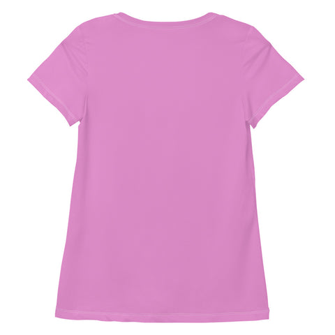 Sport-T-Shirt für Damen Lavender Rose - JUST4YOU - Fitness Style