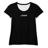 Sport-T-Shirt für Damen Schwarz - JUST4YOU - Fitness Style