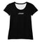 Sport-T-Shirt für Damen Schwarz - JUST4YOU - Fitness Style