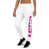 Damen Jogginghose in Weiß für Indoor und Outdoor W/P - JUST4YOU - Fitness Style