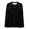 Sport-T-Shirt Langarm für Damen Rash-Guard Schwarz - JUST4YOU - Fitness Style